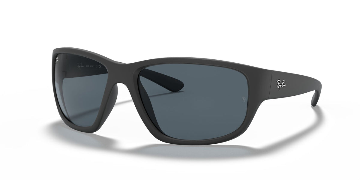 Ray-Ban0RB4300 601SR5 63 Black/ Blue/Grey 63 / Crystal / Nylon / Nylon