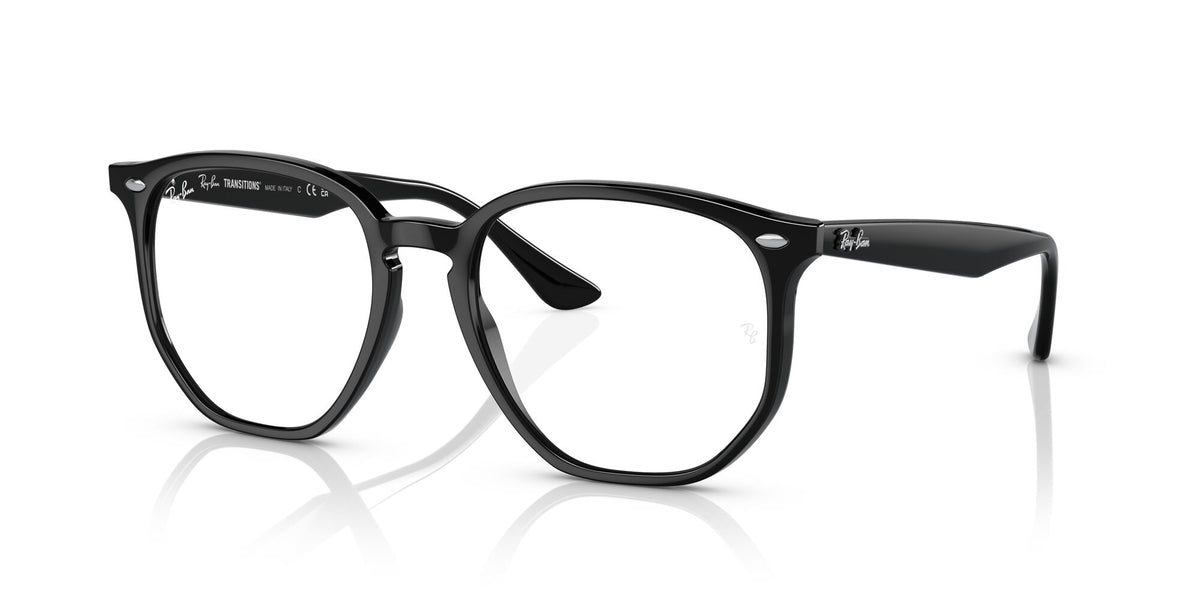 Ray-Ban0RB4306 601/M3 54 Black/ Clear/Green 54 / Nxt / Propionate / Propionate