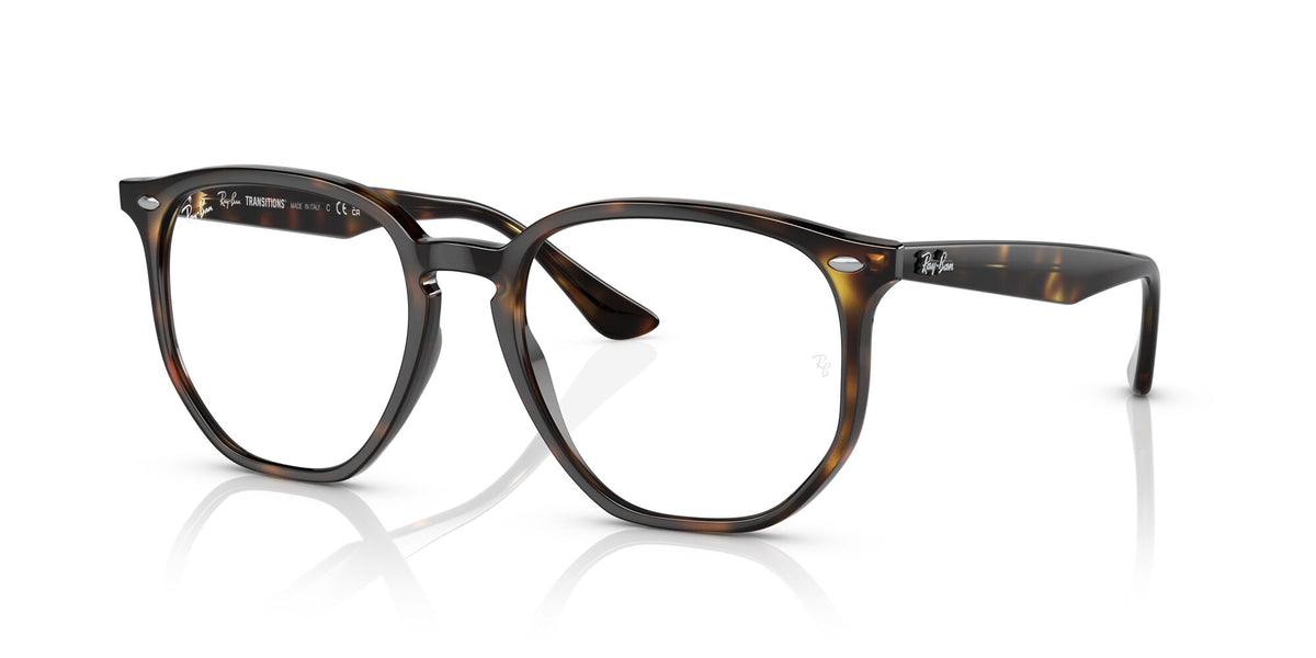 Ray-Ban0RB4306 710/M1 54 Light Havana/ Clear/Green 54 / Nxt / Propionate / Propionate