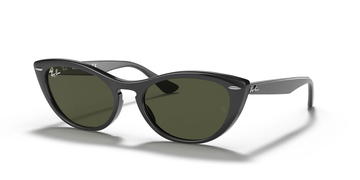 Ray-Ban Nina 0RB4314N 601/31 54 Black/ Green 54 / Crystal / Propionate / Propionate
