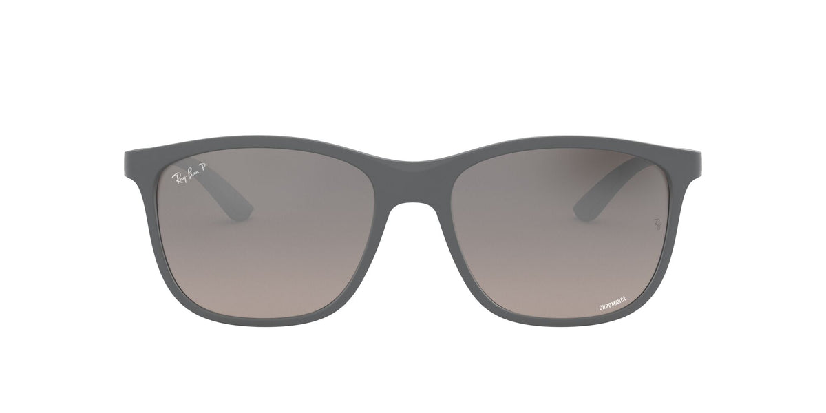Ray-Ban Chromance 0RB4330CH 60175J 56 Grey/ Silver - Blue Star Eyewear