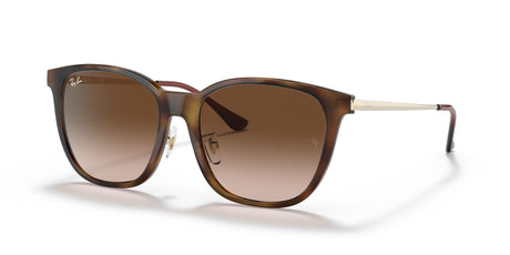 Ray-Ban  0RB4333D 710/13 55 Light Havana/ Brown Gradient Dark Brown