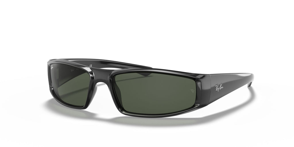 Ray-Ban  0RB4335 601/71 58 Black/ Green 58 / Polycarbonate / Nylon / Nylon