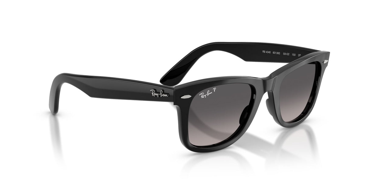 Ray Ban 0RB4340 601/M3 50 Black/ Gradient Grey Polarized