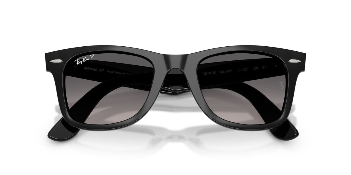 Ray Ban 0RB4340 601/M3 50 Black/ Gradient Grey Polarized