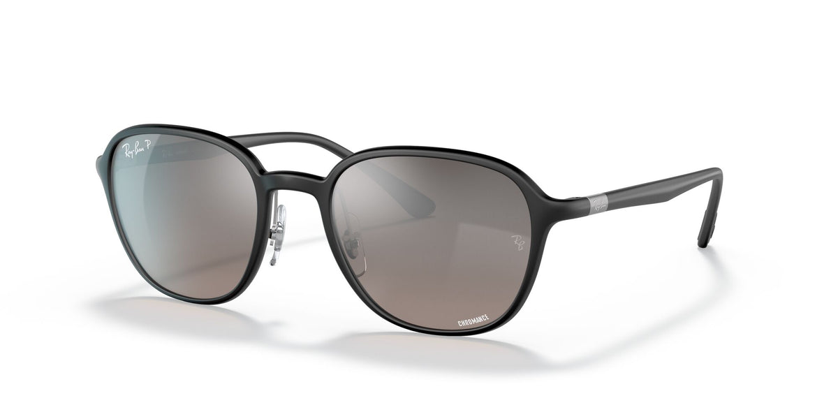 Ray-Ban Chromance 0RB4341CH 601S5J 51 Black/ Silver 51 / Polycarbonate / Peek / Metal