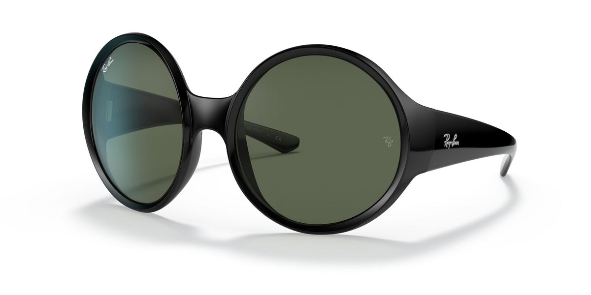 Ray-Ban0RB4345 601/71 58 Black/ Green Classic