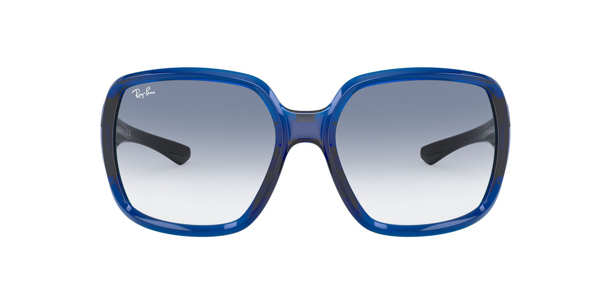RB 4347 Ray-Ban Powderhorn Transparent Blue / Blue 60 60 / Polyamide Bio / Nylon / Nylon