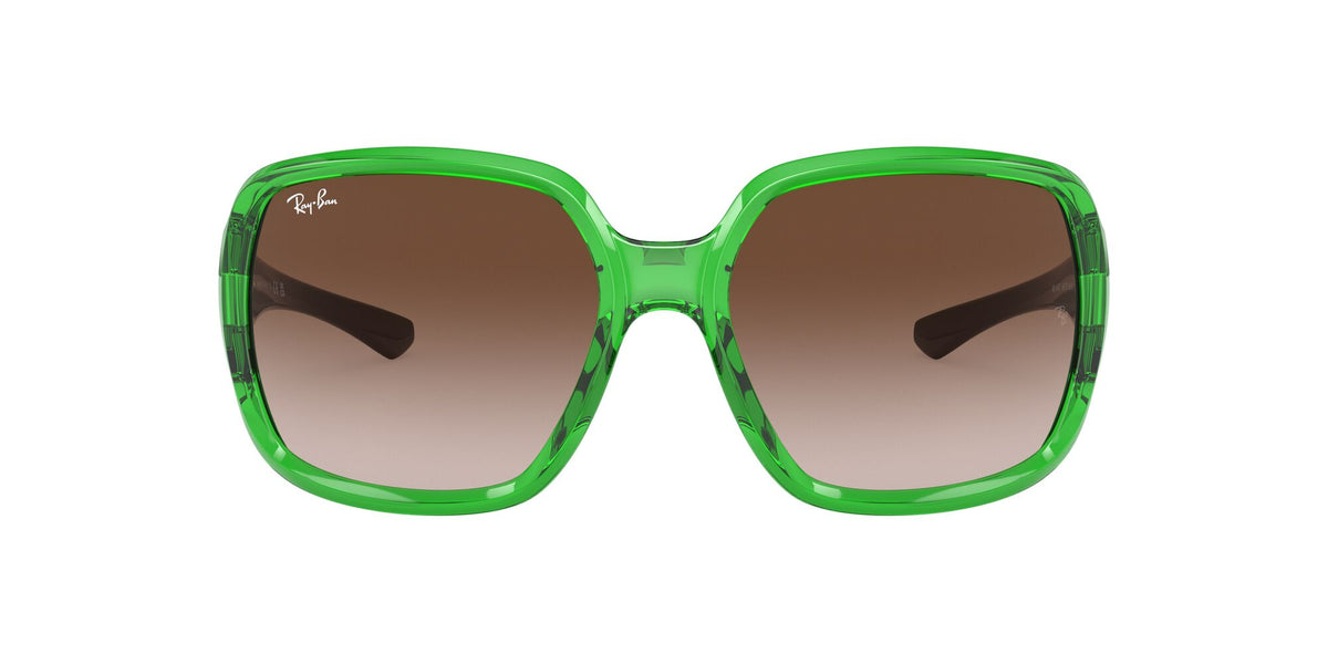 RB 4347 Ray-Ban Powderhorn Transparent Green / Brown 60 60 / Polyamide Bio / Nylon / Nylon