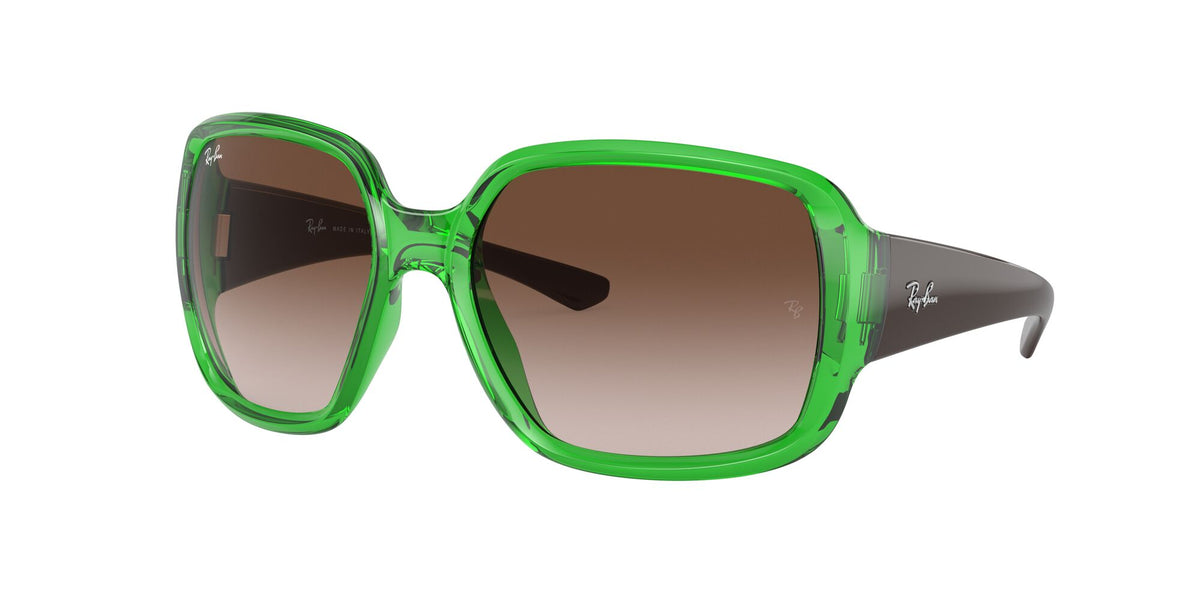 RB 4347 Ray-Ban Powderhorn Transparent Green / Brown 60 60 / Polyamide Bio / Nylon / Nylon