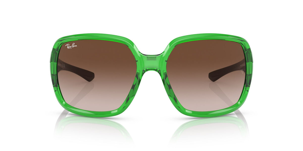 RB 4347 Ray-Ban Powderhorn Transparent Green / Brown 60 60 / Polyamide Bio / Nylon / Nylon