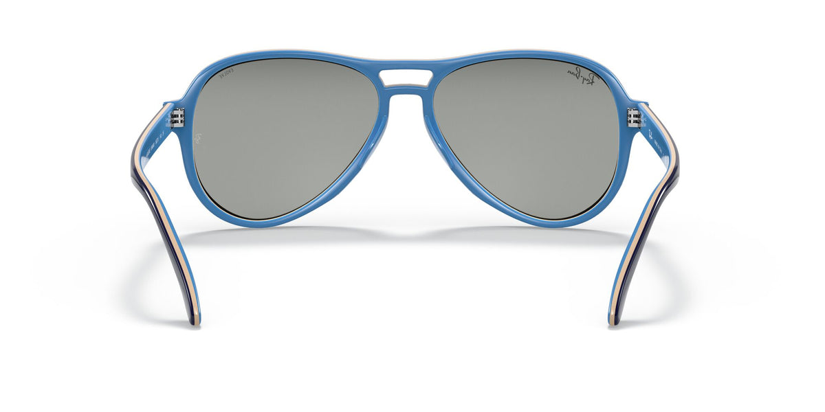 RB 4355 Ray-Ban Vagabond Light Blue / Photo Grey Mirror Grey 58 58 / Crystal / Nylon / Nylon