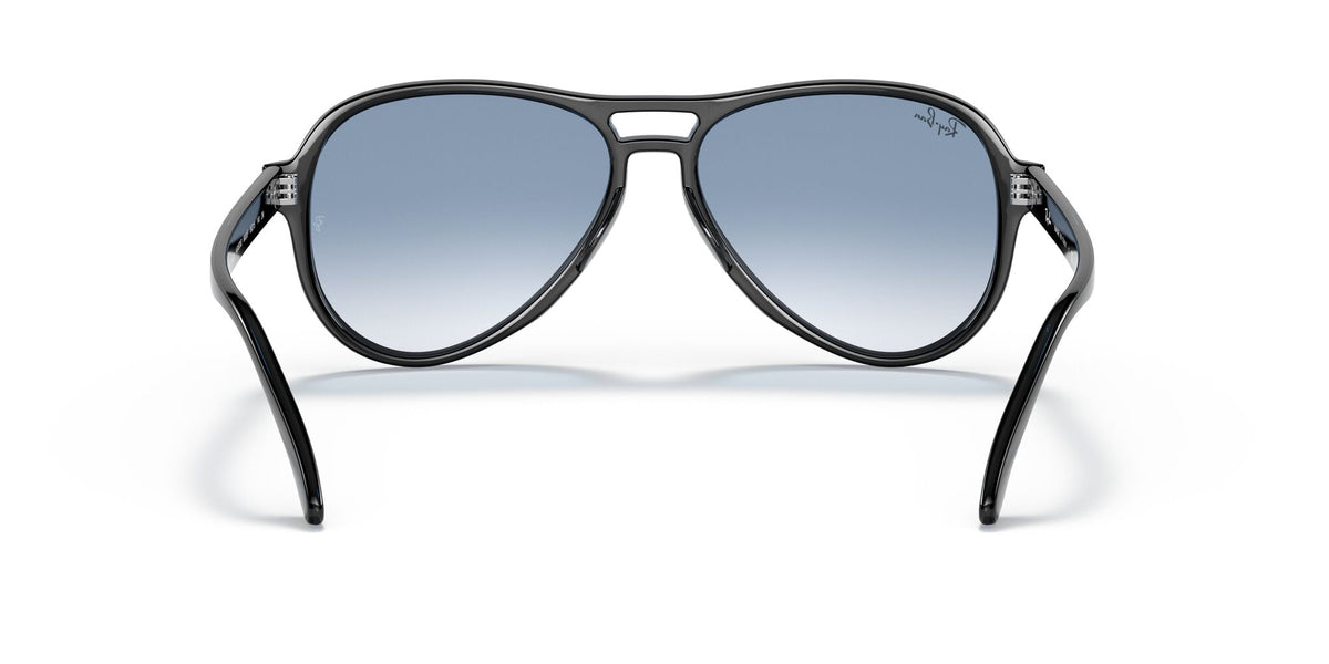 RB 4355 Ray-Ban Vagabond Black / Clear Gradient Blue 58 58 / Crystal / Nylon / Nylon