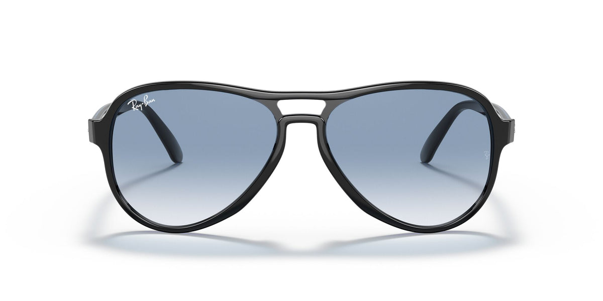 RB 4355 Ray-Ban Vagabond Black / Clear Gradient Blue 58 58 / Crystal / Nylon / Nylon