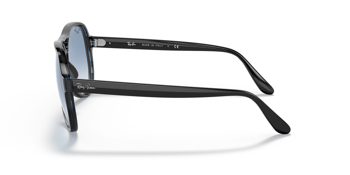 RB 4355 Ray-Ban Vagabond Black / Clear Gradient Blue 58 58 / Crystal / Nylon / Nylon