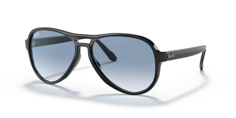 RB 4355 Ray-Ban Vagabond Black / Clear Gradient Blue 58 58 / Crystal / Nylon / Nylon