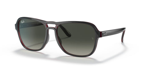 RB 4356 Ray-Ban State Side Transparent Grey / Grey Gradient 58 58 / Crystal / Nylon / Nylon