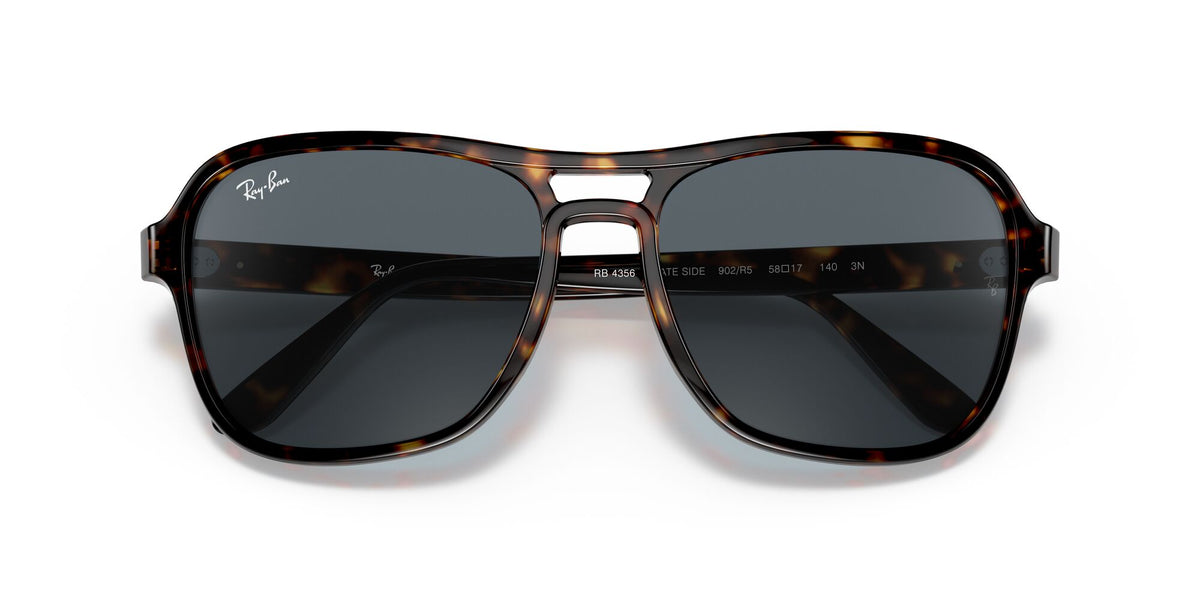 RB 4356 Ray-Ban State Side Havana / Blue/Grey Classic 58 58 / Crystal / Nylon / Nylon