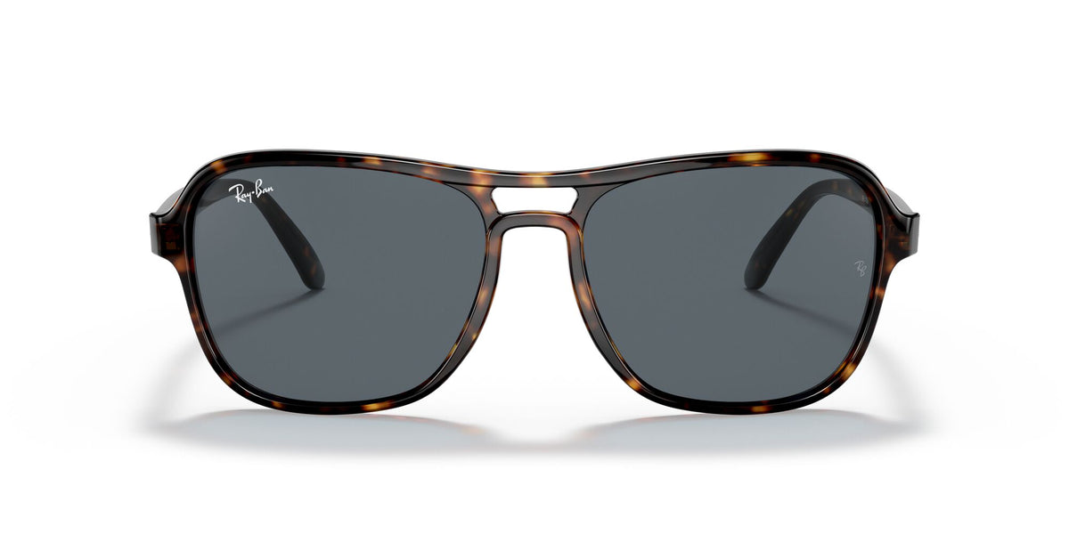 RB 4356 Ray-Ban State Side Havana / Blue/Grey Classic 58 58 / Crystal / Nylon / Nylon