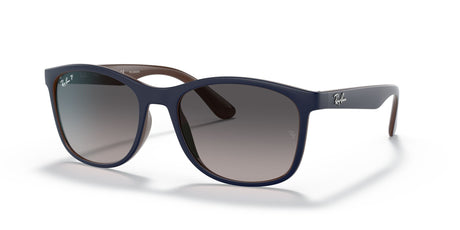 Ray-Ban  0RB4374 6601M3 56 Blue On Brown/ Grey Gradient Polar 56 / Crystal / Nylon / Injected