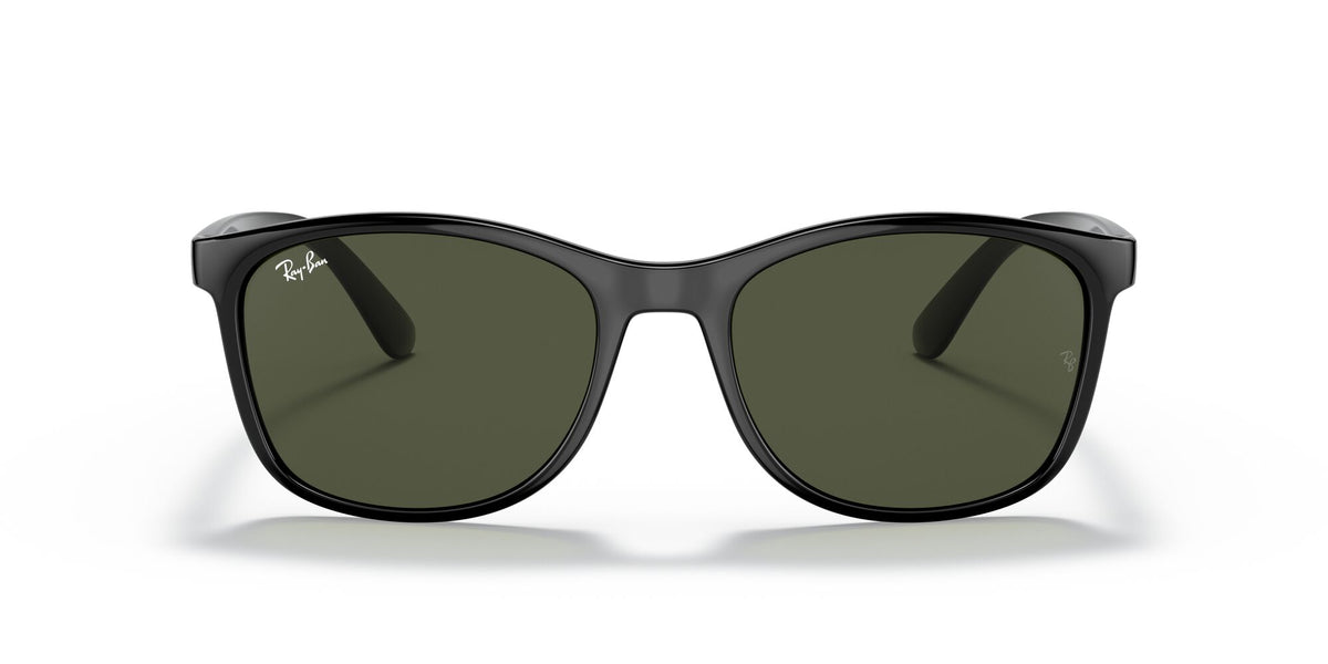 Ray-Ban0RB4374F 601/31 58 Black/ Green