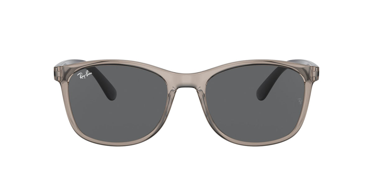 RB 4374F Ray-BanTransparent Grey / Dark Grey 58 58 / Crystal / Nylon / Nylon