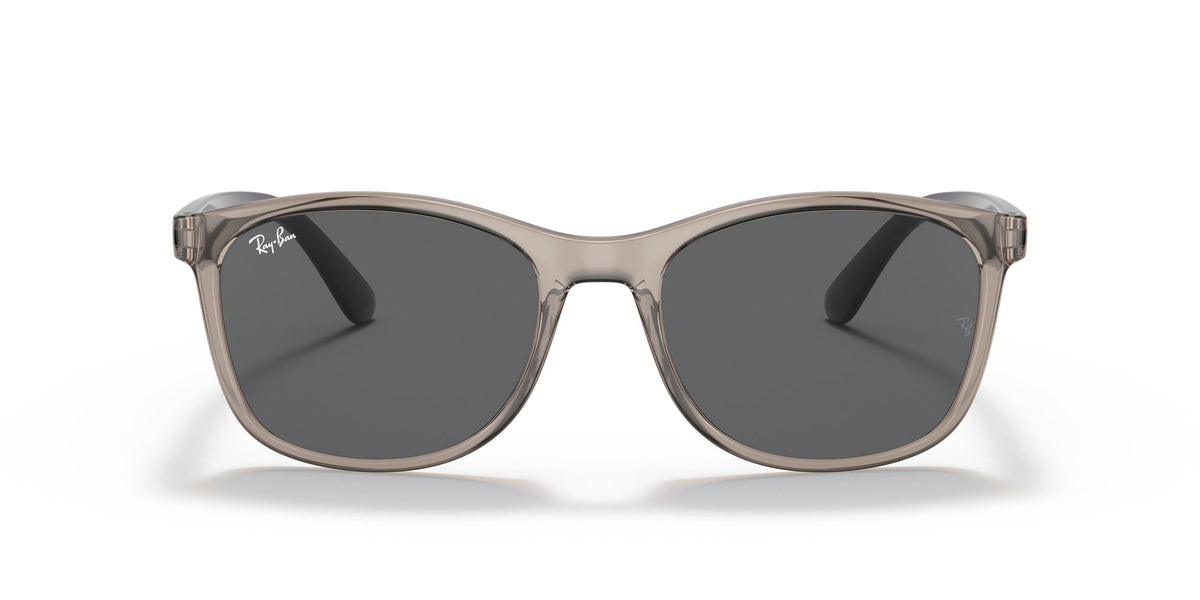 RB 4374F Ray-BanTransparent Grey / Dark Grey 58 58 / Crystal / Nylon / Nylon