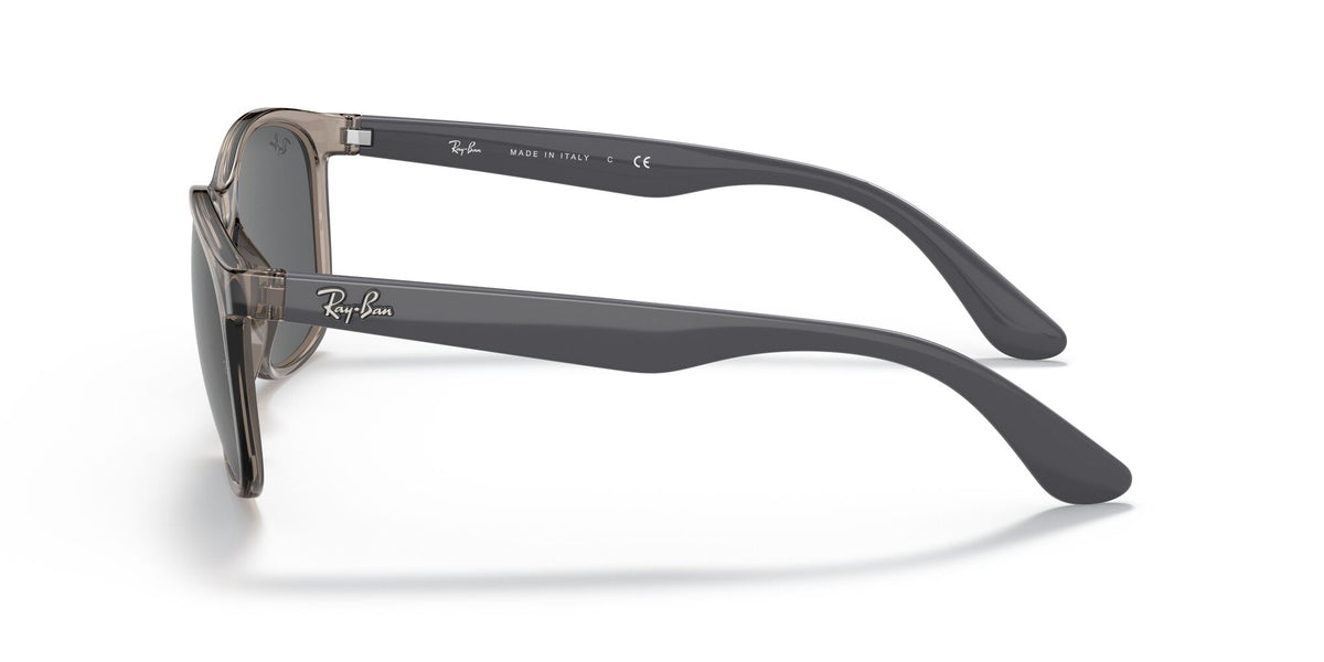 RB 4374F Ray-BanTransparent Grey / Dark Grey 58 58 / Crystal / Nylon / Nylon