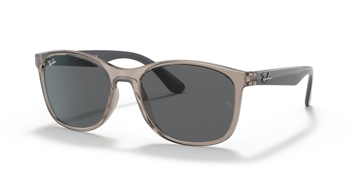 RB 4374F Ray-BanTransparent Grey / Dark Grey 58 58 / Crystal / Nylon / Nylon