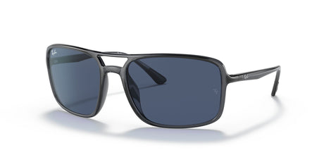 Ray-Ban  0RB4375 876/80 60 Transparent Grey/ Dark Blue 60 / Polycarbonate / Nylon / Nylon