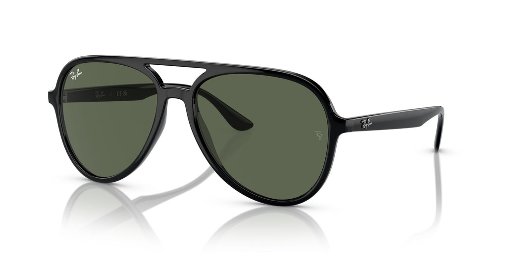 Ray-Ban  0RB4376 601/71 57 Black/ Dark Green