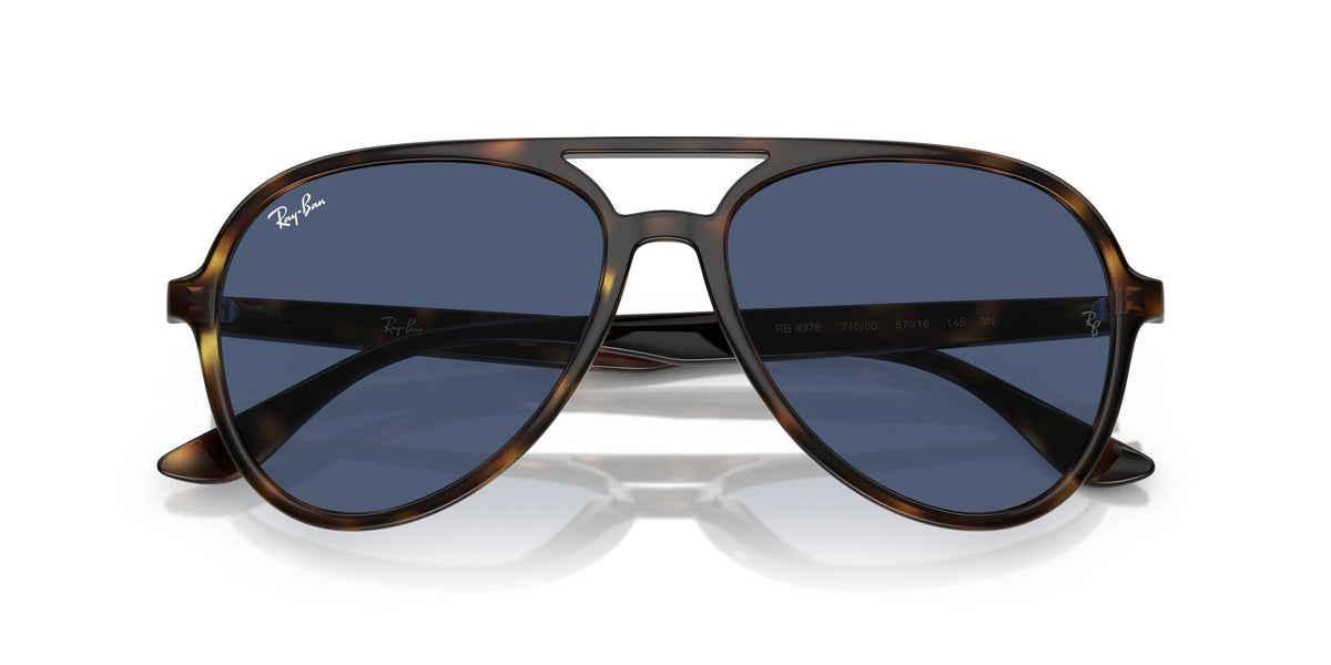 Ray-Ban0RB4376 710/80 57 Havana/ Dark Blue