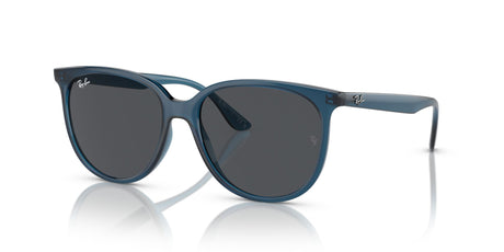 Ray-Ban  0RB4378F 669487 54 Opal Blue/ Dark Grey 54 / Polycarbonate / Injected / Molded
