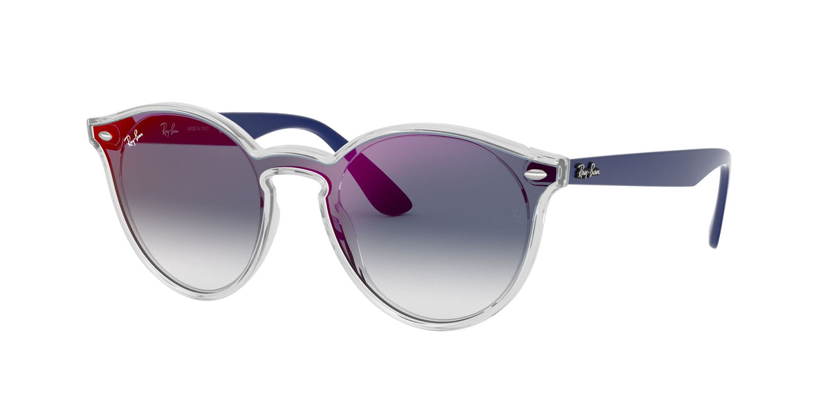 Ray-Ban Blaze Panthos 0RB4380N 6356X0 37 Transparent/ Blue