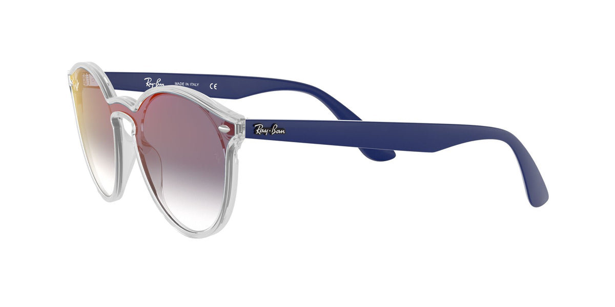 Ray-Ban Blaze Panthos 0RB4380N 6356X0 37 Transparent/ Blue