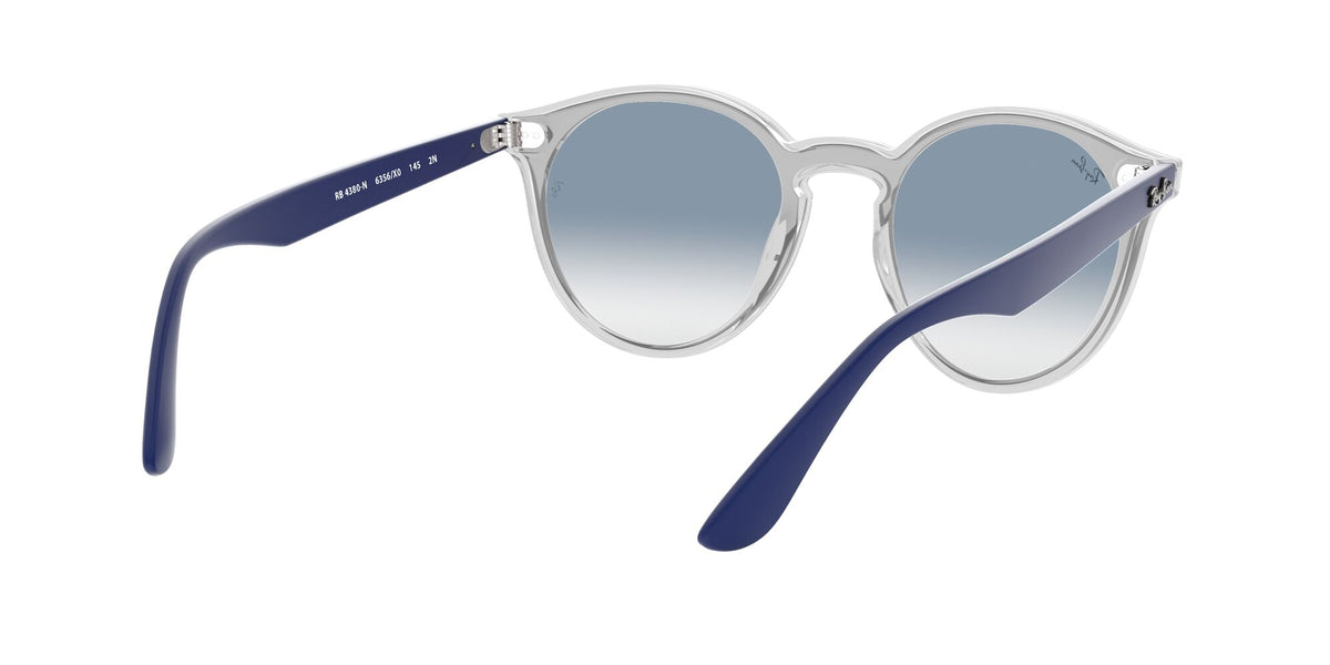 Ray-Ban Blaze Panthos 0RB4380N 6356X0 37 Transparent/ Blue