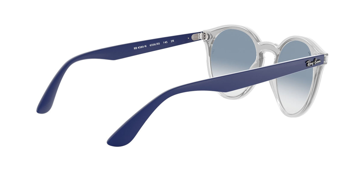 Ray-Ban Blaze Panthos 0RB4380N 6356X0 37 Transparent/ Blue