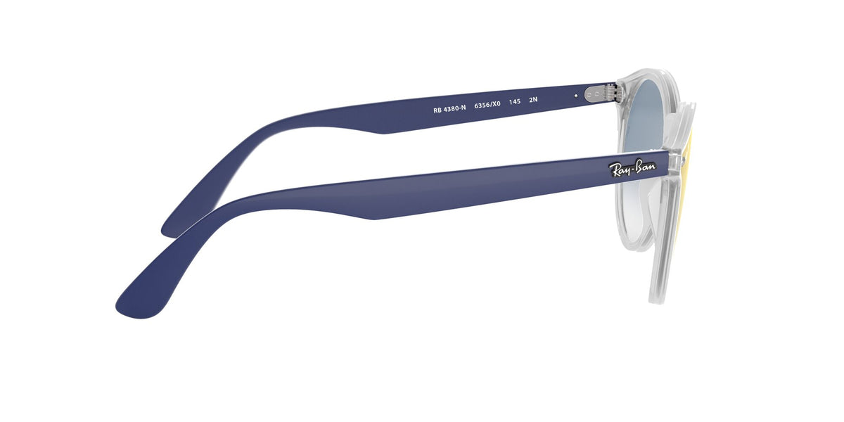Ray-Ban Blaze Panthos 0RB4380N 6356X0 37 Transparent/ Blue