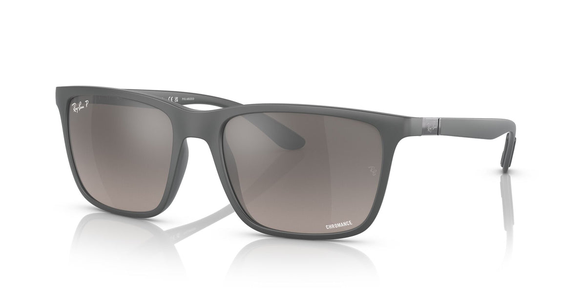 Ray-Ban0RB4385 60175J 58 Grey/ Grey 58 / Polycarbonate / Peek / Metal