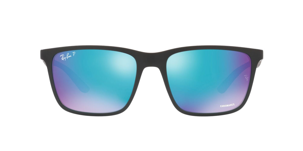 Ray-Ban 0RB4385 601SA1 58 Black/ Green/Blue