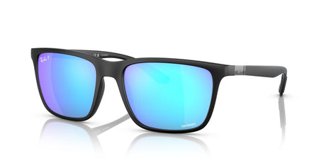 Ray-Ban  0RB4385 601SA1 58 Black/ Green/Blue 58 / Polycarbonate / Peek / Metal