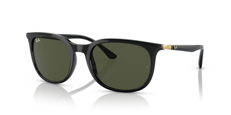 Ray-Ban  0RB4386F 601/31 55 Black/ Green 55 / Crystal / Injected / Metal