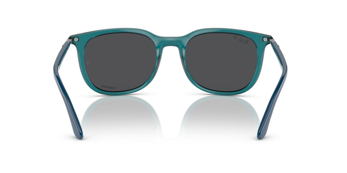 RB 4386 Ray-BanTransparent Turquoise / Dark Grey 54 54 / Crystal / Injected / Metal