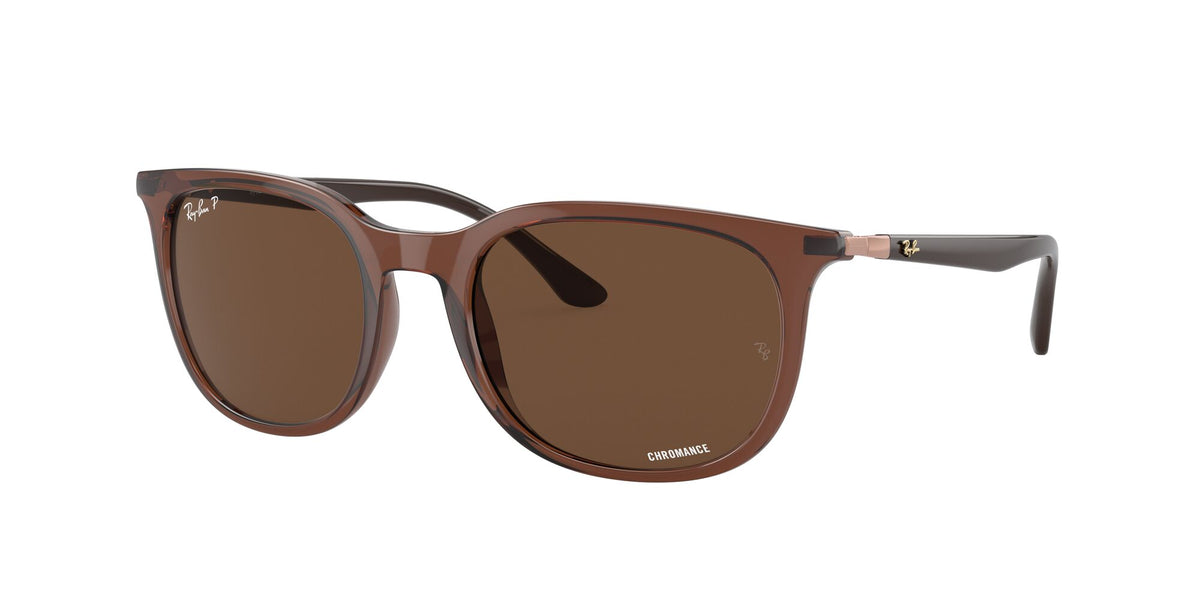 RB 4386 Ray-BanTransparent Brown / Brown 54 54 / Crystal / Injected / Metal