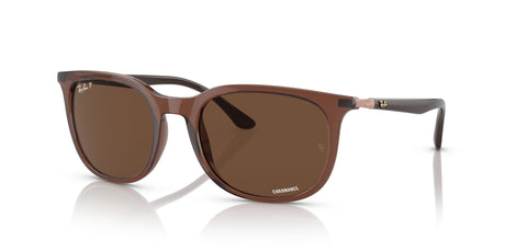 RB 4386 Ray-Ban  Transparent Brown / Brown 54 54 / Crystal / Injected / Metal