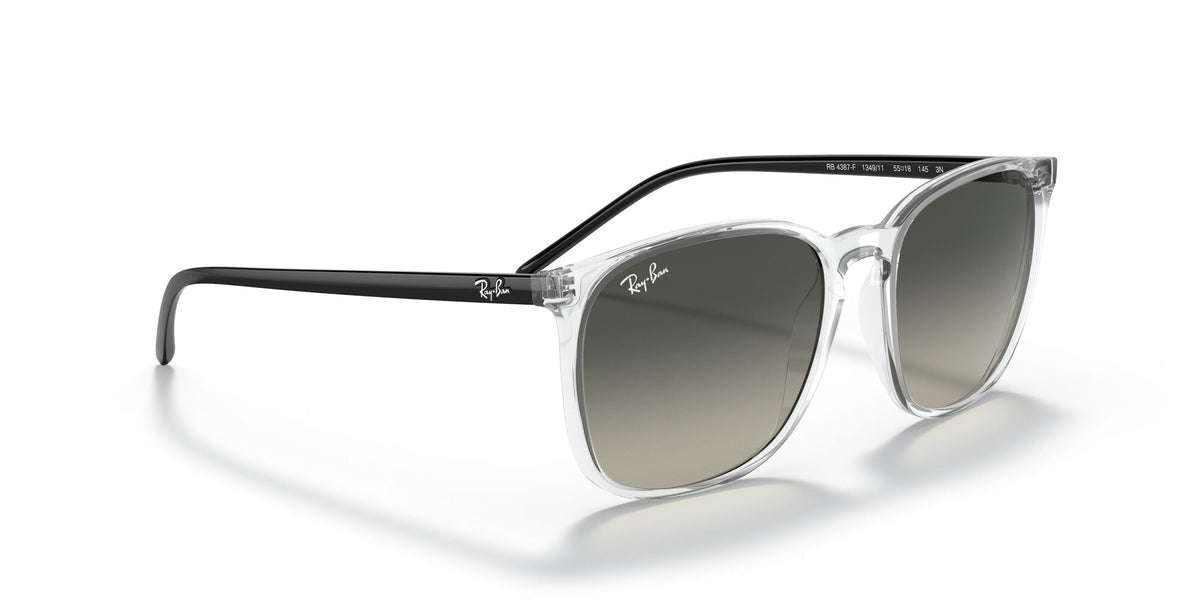 RB 4387F Ray-BanTransparent / Grey Gradient 55 55 / Polyamide / Acetate / Acetate