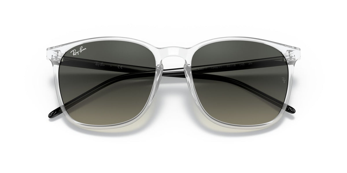 RB 4387F Ray-BanTransparent / Grey Gradient 55 55 / Polyamide / Acetate / Acetate