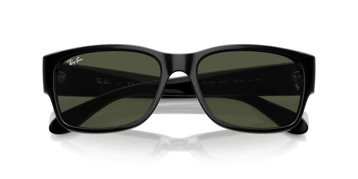 Ray-Ban0RB4388 601/31 55 Black/ Green