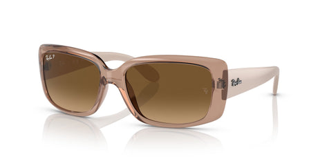 Ray-Ban  0RB4389 6644M2 55 Transparent Brown/ Brown 55 / Crystal / Propionate / Propionate