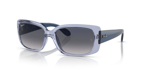 RB 4389 Ray-Ban  Transparent Light Violet / Blue 55 55 / Crystal / Propionate / Propionate